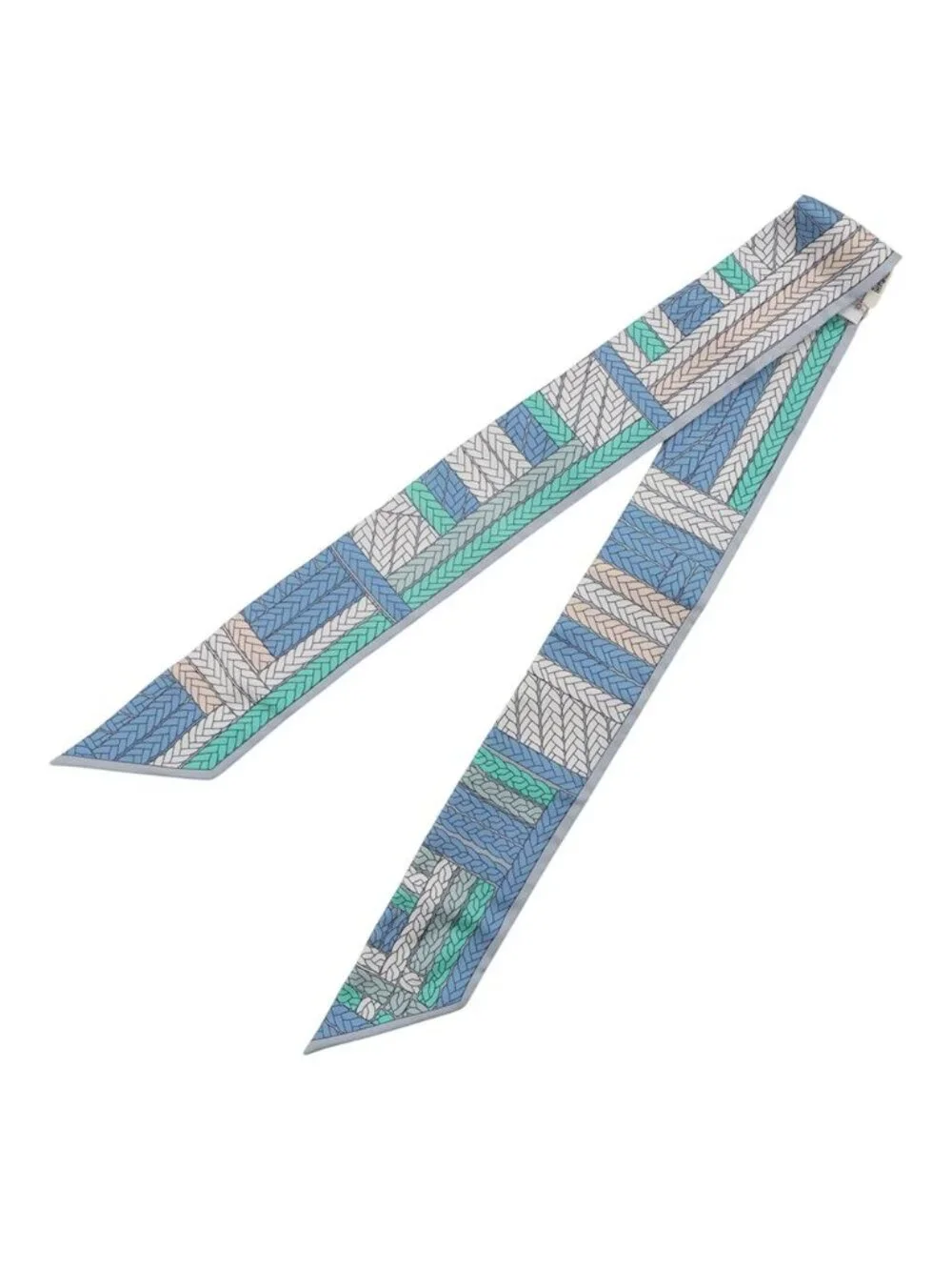 Hermes Scarf Twill Tresses Silk